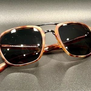 Prada Authentic Havana Tortoise Gunmetal SPR12T HAJ-2K1 54-22-145 Sunglasses